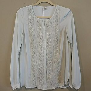 Never worn beautiful button up blouse